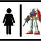 Image for article titled In Japan, Not All Men Are Gundams... Just Some of Them